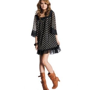 Jovovich Hawk for Target Polka Dot Flowy Dress SZ M